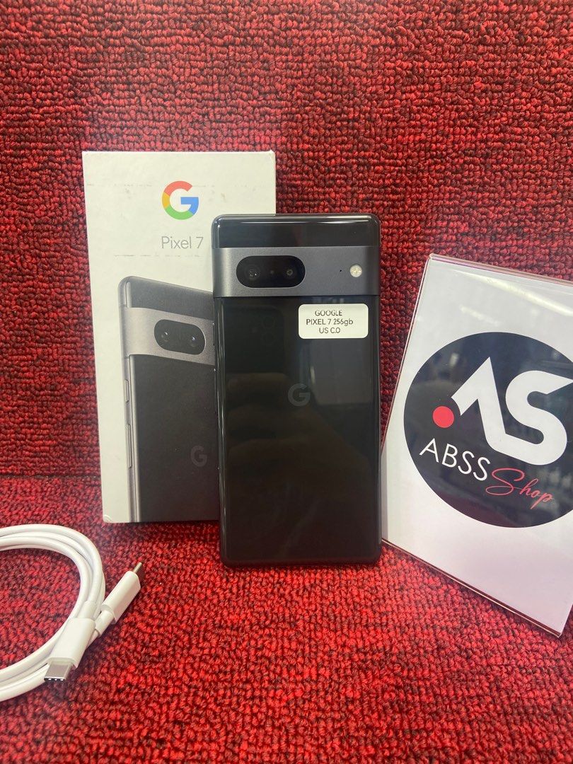 Google Pixel US 256GB FU No issue with Freebies (Category: Google Pixel) located in San Juan City. Submitted by abss_shop_ph (Listing ID 1228248982, Image 1). Description: • S A L E • Pixel 7 US 256GB Factory unlocked black 99% smooth CURRENT PRICE:₱32,395 Only 📣 No issue 📣 No defect 📣 true tone working 📣 Face ID working 📣 All working INCLUSION: Box (same Serial) Type-c (replacement) Tempered Glass/Clear case Airpods Pro (bnew sealed) 📍PHYS
