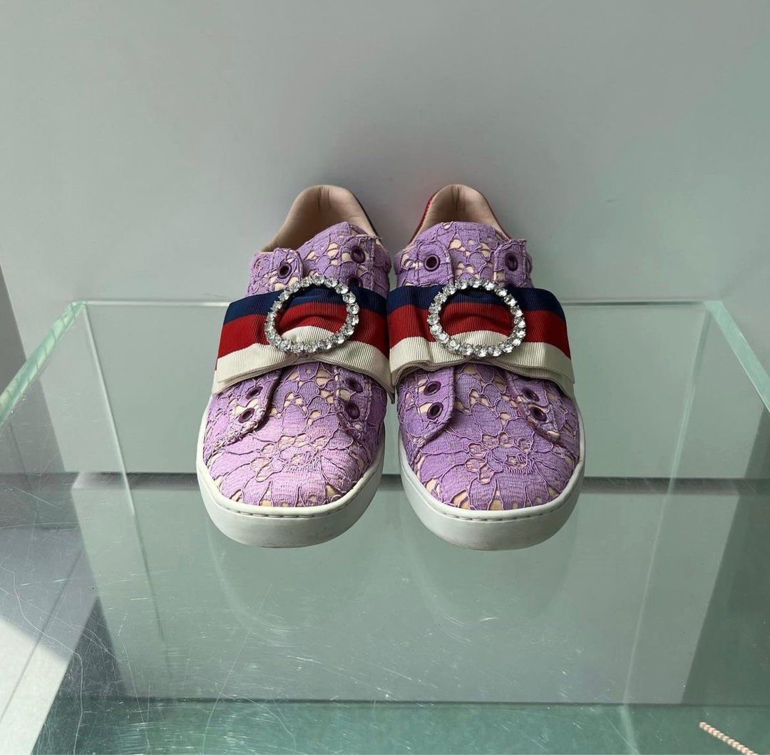 Gucci Ace Sneaker Purple lace