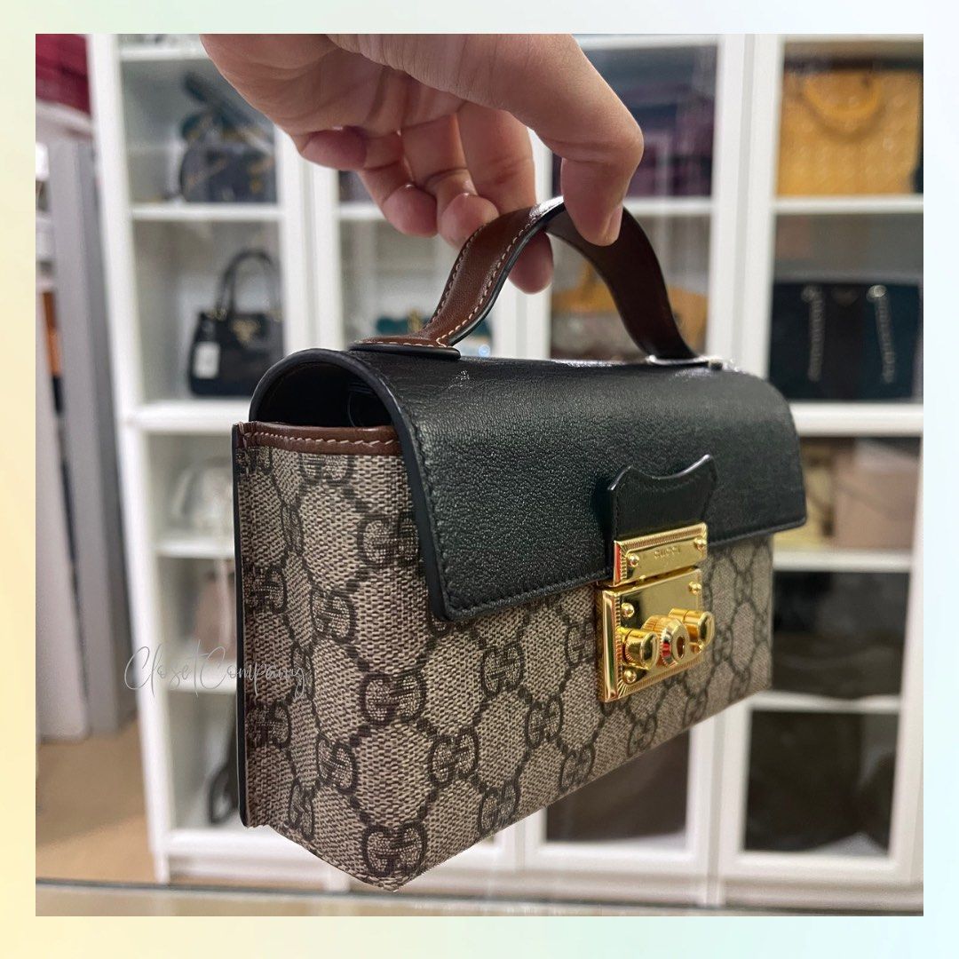 Mini padlock gg supreme canvas bag - Gucci - Women