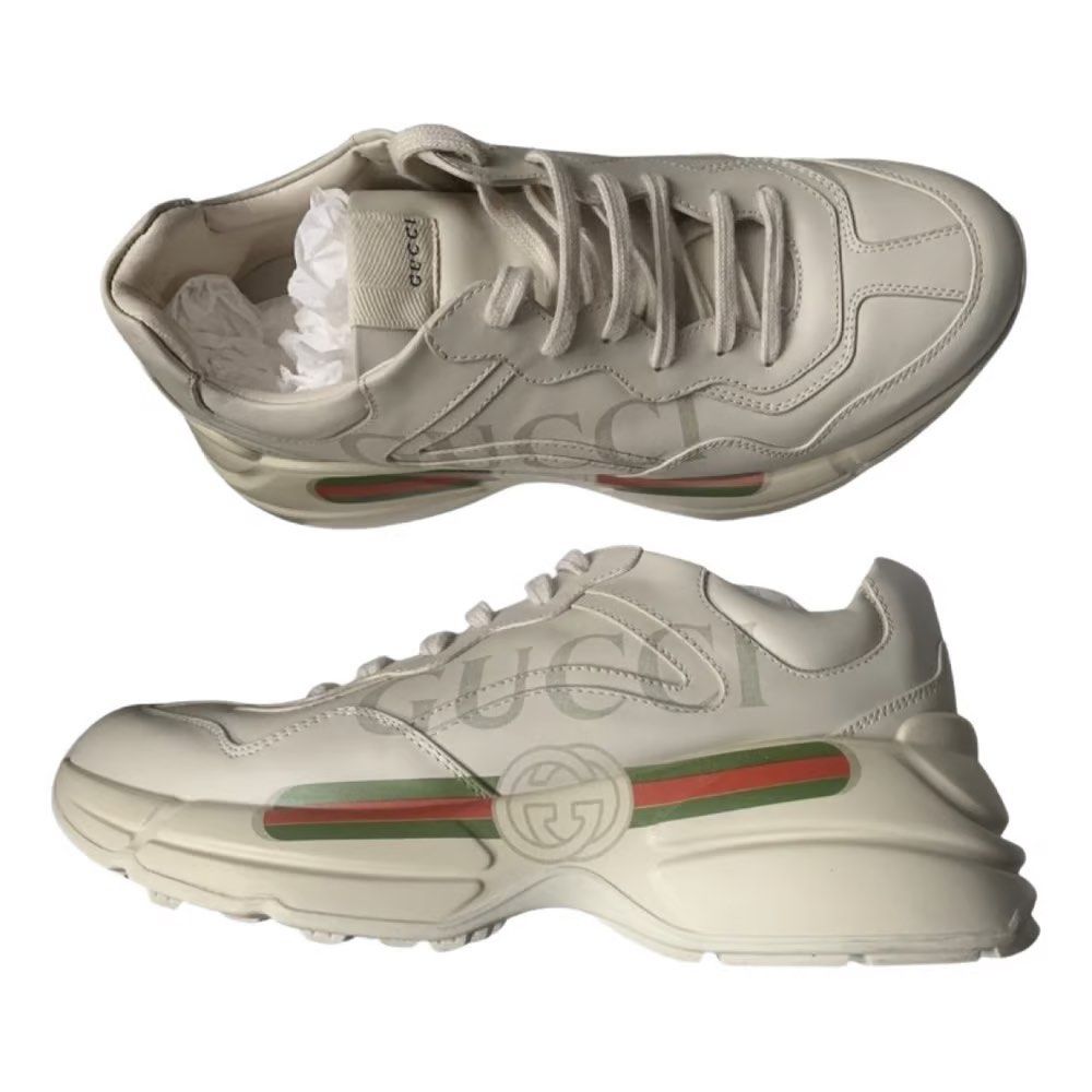Gucci cream shoes discount