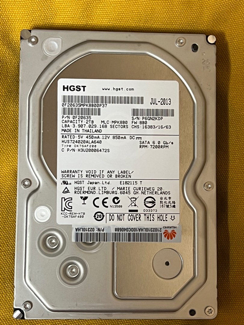 Hard Disk 2TB HDD, 電腦＆科技, 電腦周邊及配件, 硬碟及儲存器 - Carousell