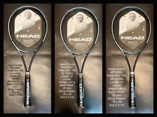 Head Gravity Tennis Rackets 2023