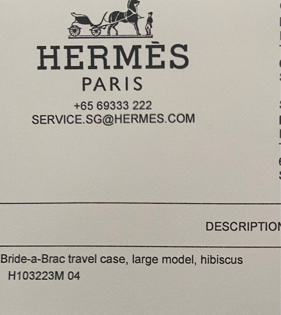 💕Brand new Hermes Bride-a-brac large size. Brand new, unused