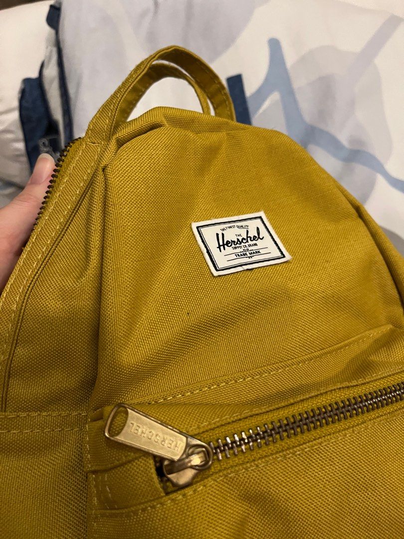 Mustard herschel backpack outlet