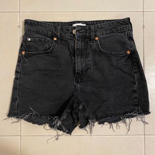 H&M Black Denim Shorts