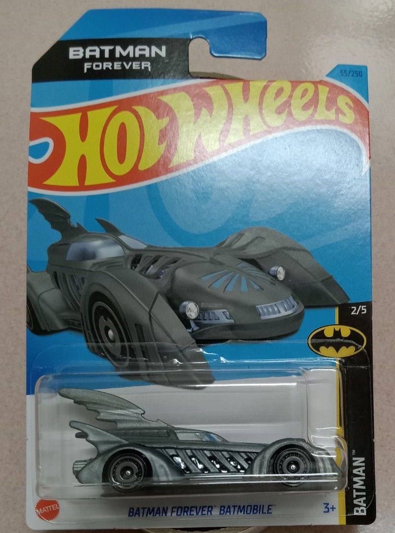 Hot Wheel Batman Forever Batmobile YEAR 2021 BATMAN SERIES