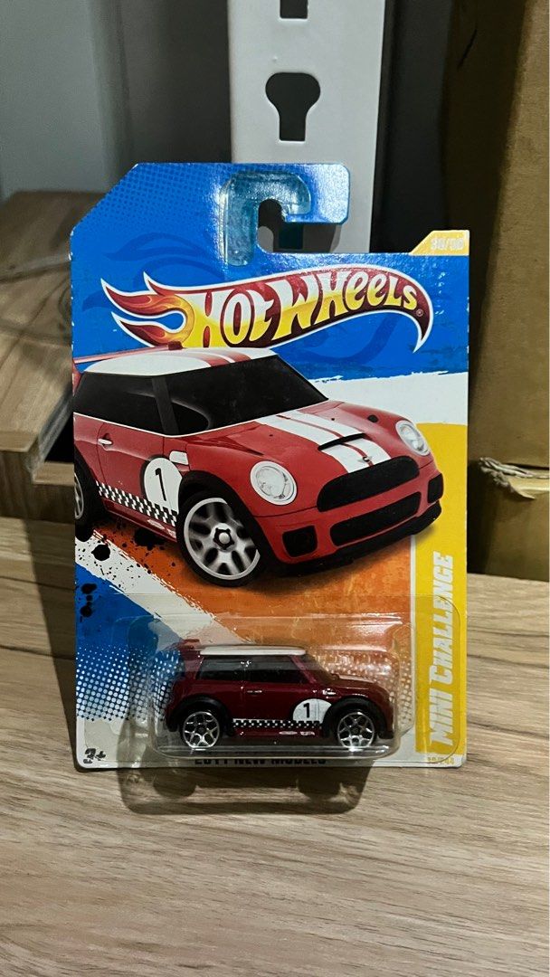Hot Wheels BMW Mini Cooper Red White Strips, Hobbies & Toys, Toys ...