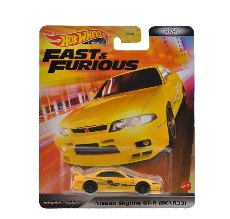 Hotwheels 2022 Fast & Furious Retro Entertainment Nissan Skyline GT-R  (BCNR33) Premium Car Culture Rare Hot Wheels Racing, Hobbies & Toys, Toys &  Games on Carousell