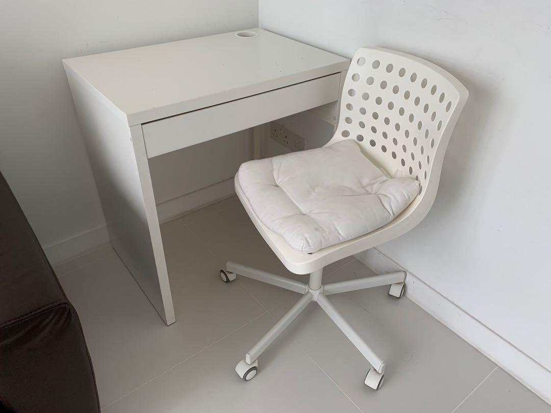 Ikea Study Table and Study Chair for Sale!!!, Furniture & Home Living