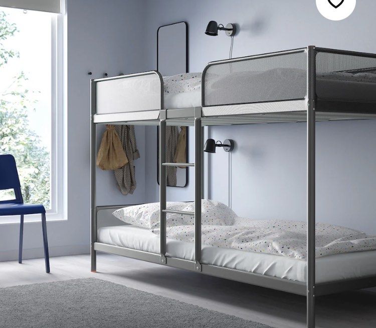 Two Ikea Tuffing Bunk Beds, Furniture & Home Living, Furniture, Bed