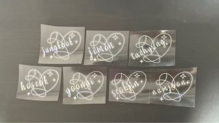 [INSTOCK] BTS HOLO / HOLOGRAM / HOLOGRAPHIC STICKERS