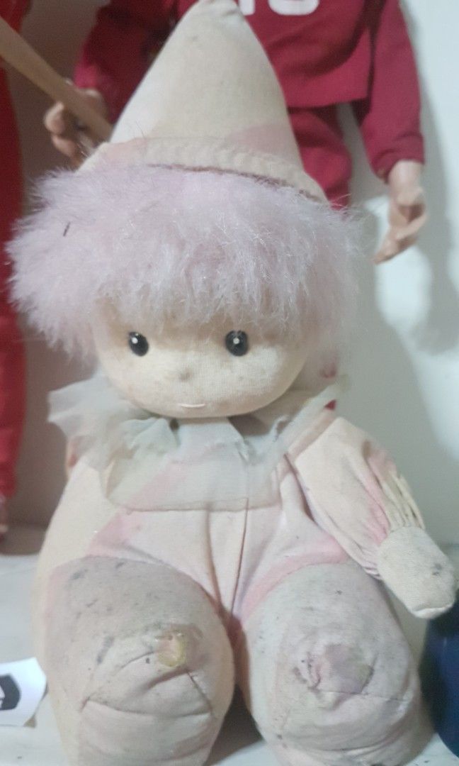 Wind up sales musical clown doll