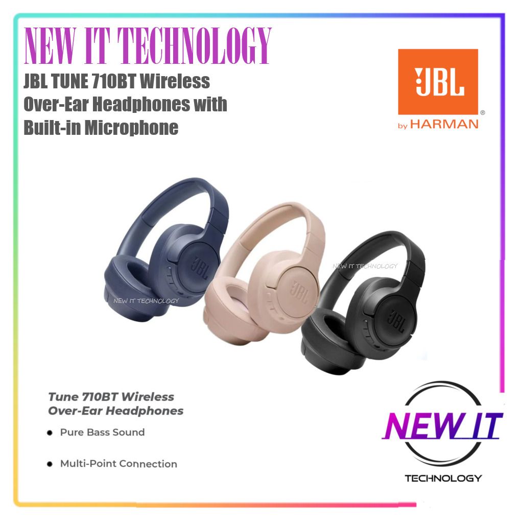 JBL Tune 710BT  Wireless Over-Ear Headphones