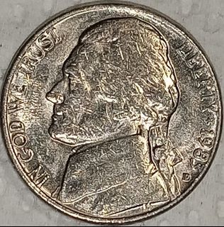 JEFFERSON NICKEL 1983 DENVER MINT