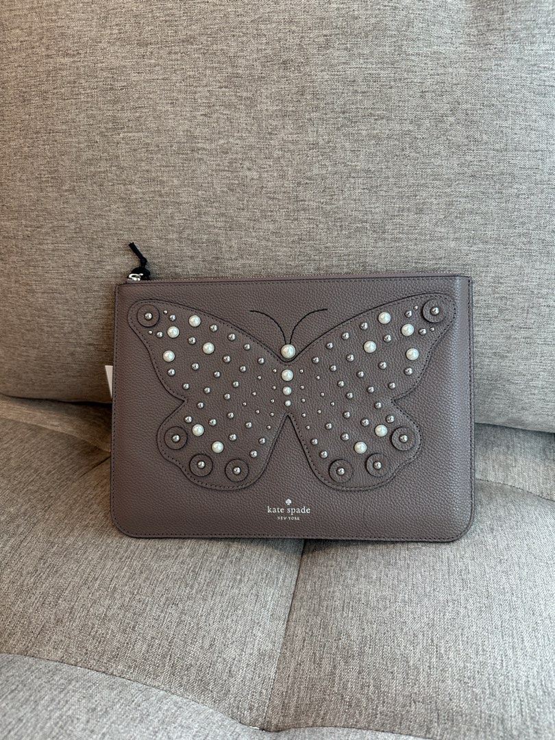 Kate spade butterfly Pearl pouch Women s Fashion Bags Wallets