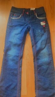 Kids hello kitty jeans low rise