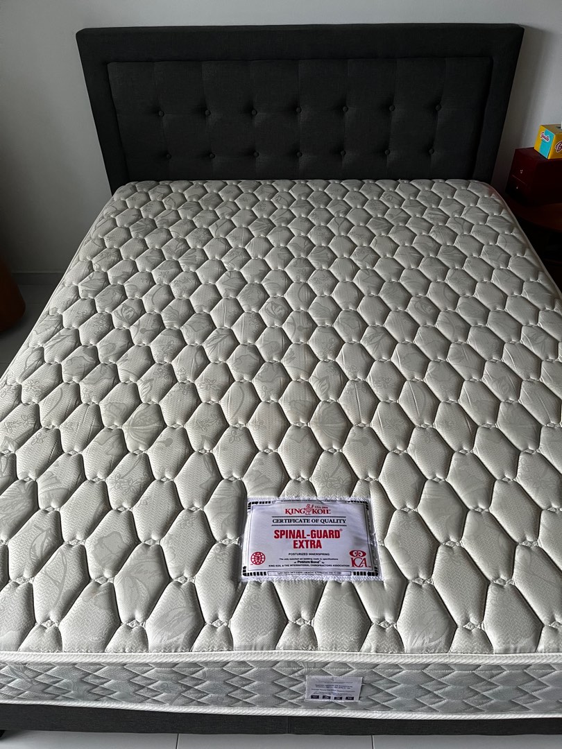 King Koil Spinal Guard Extra Queen Mattress, Furniture & Home Living