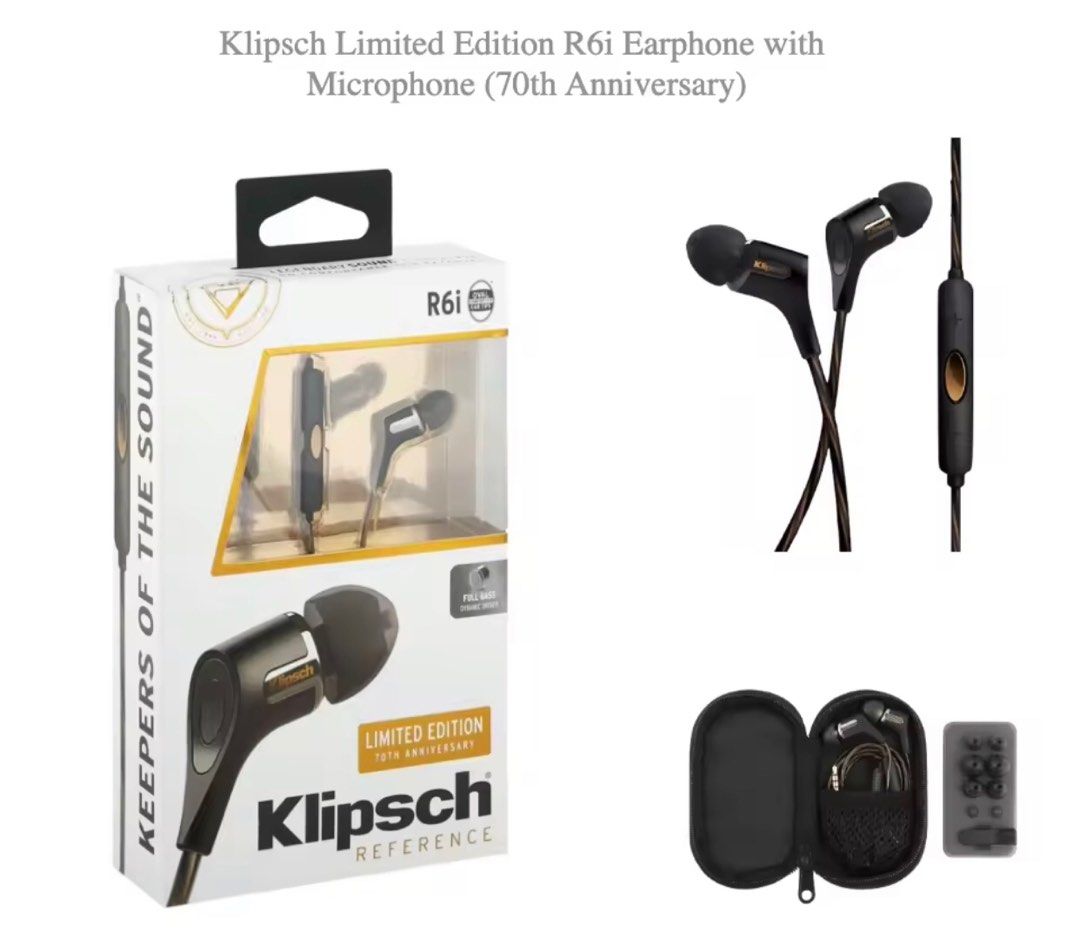Klipsch r6i limited edition best sale