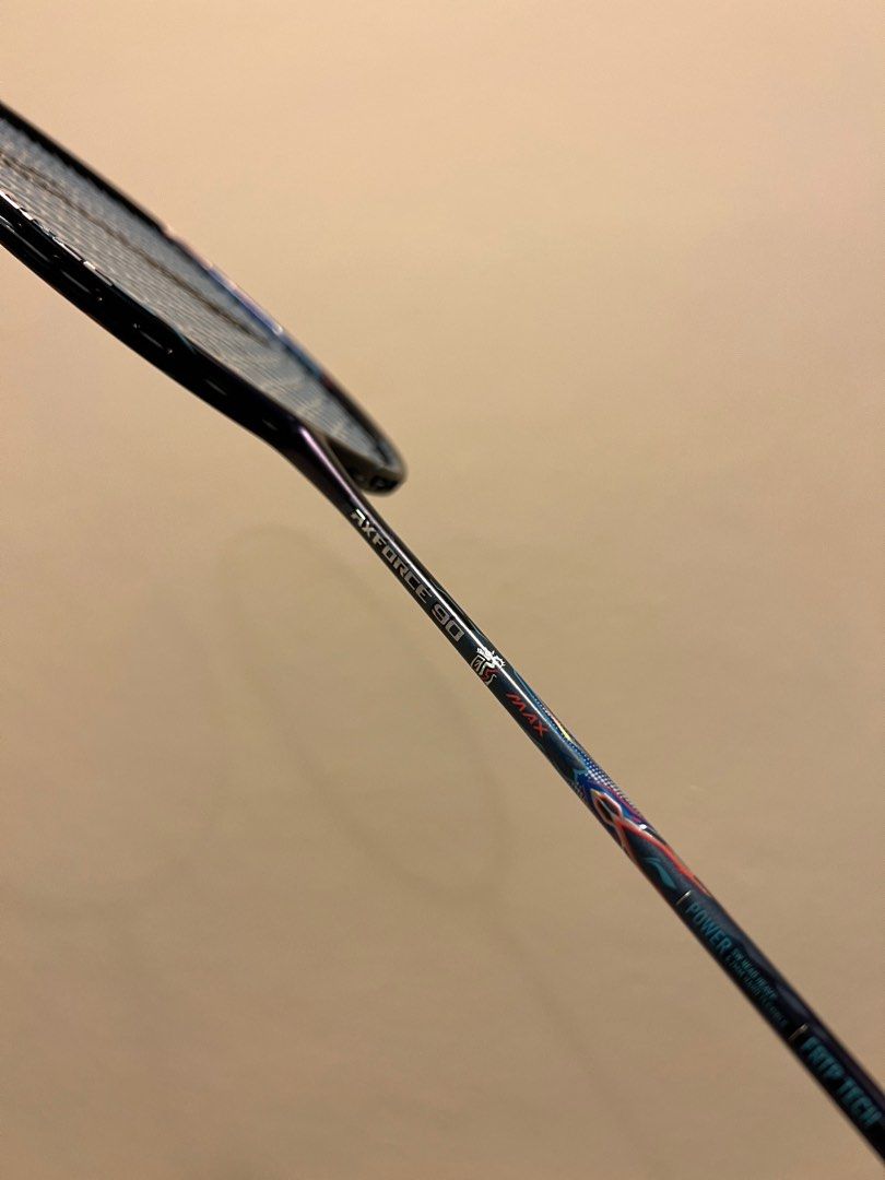 Li Ning Axforce 90 Max Dragon 3u Racket, Sports Equipment, Sports ...