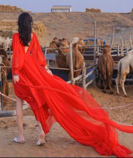 Long tail dresses