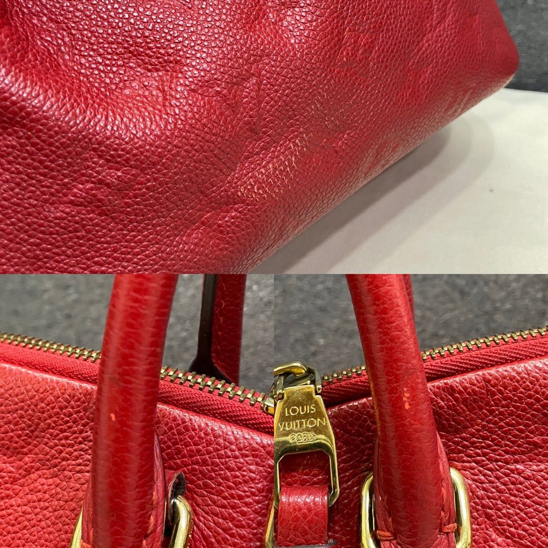 M50641 Louis Vuitton 2015 Mazarine Monogram Empreinte Handbag-Cherry