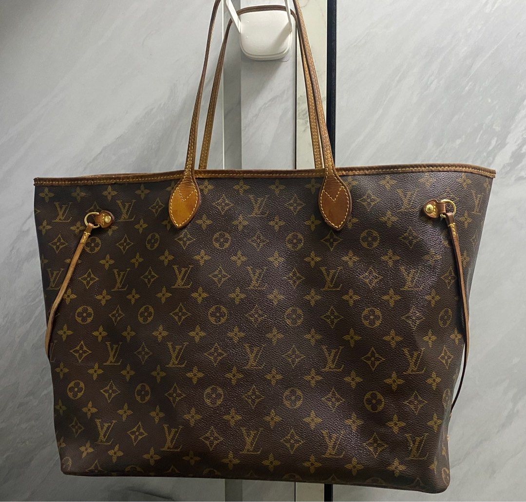 Onthego PM Monogram Brown Leather Bag, Women's Fashion, Bags & Wallets,  Shoulder Bags on Carousell