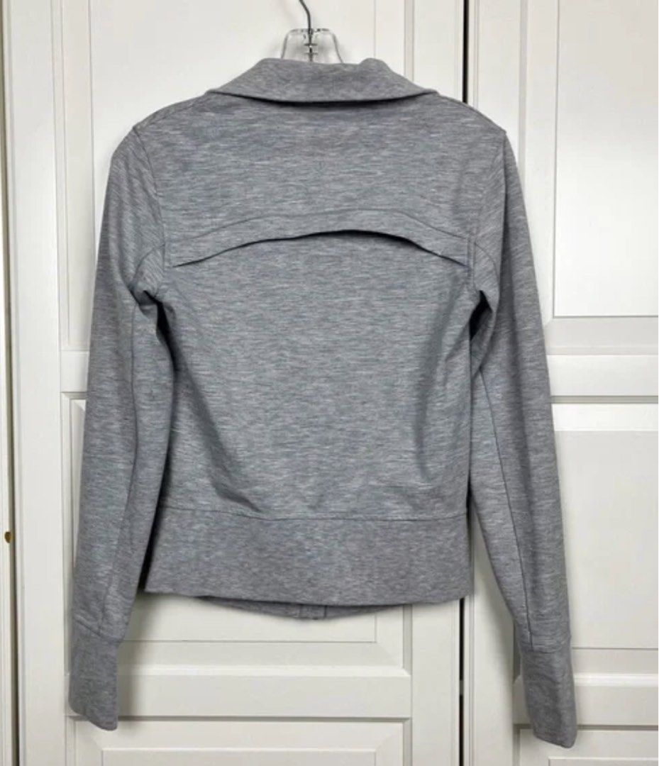 Lululemon Gather Up Jacket in grey color Women s Fashion Activewear on Carousell