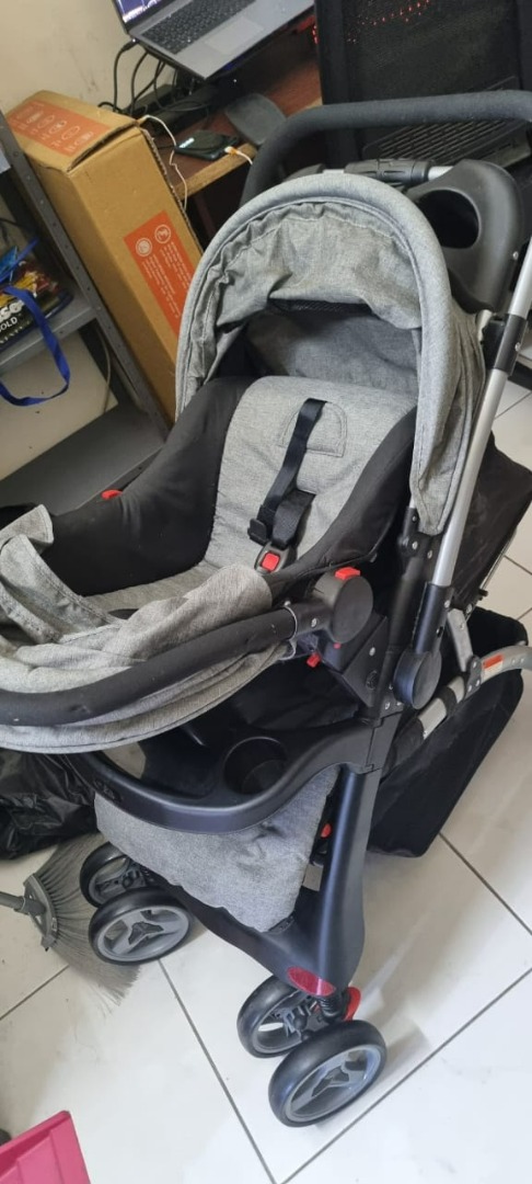 Mamakiddies Aurora 2 in 1 Travel System Stroller Pushchair with Car Seat