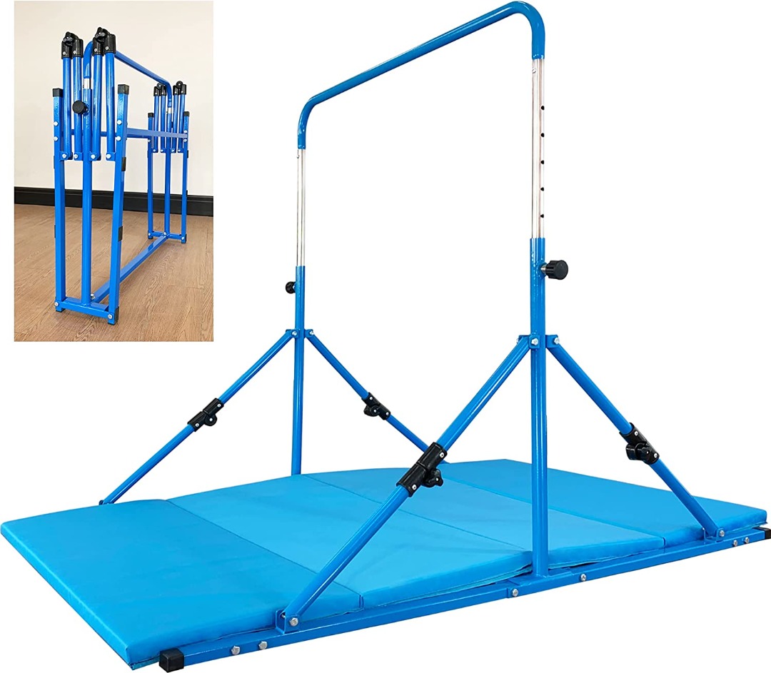 MARFULA Gymnastic Bar for Kids and Teenage Ages 3 20 up tp 450 lbs Weight Capacity Gymnastic Kip Bar Horizontal Bar for Gymnast Gymnastic Training Equipment for Home and Gymnastic Center Use Sports
