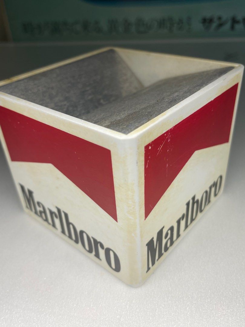 Marlboro Ashtray Collectible Vintage Ashtray, Furniture & Home Living
