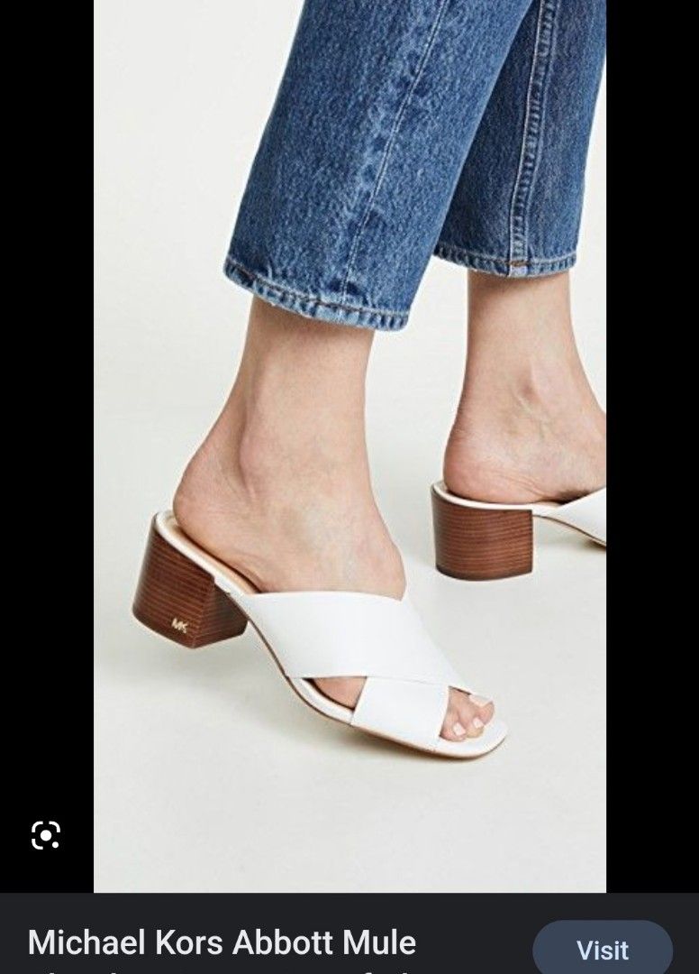 Michael kors abbott leather wedge hotsell