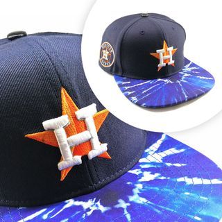 Houston Astros Hat Baseball Cap Fitted 7 3/8 Mens American Needle MLB  Orange