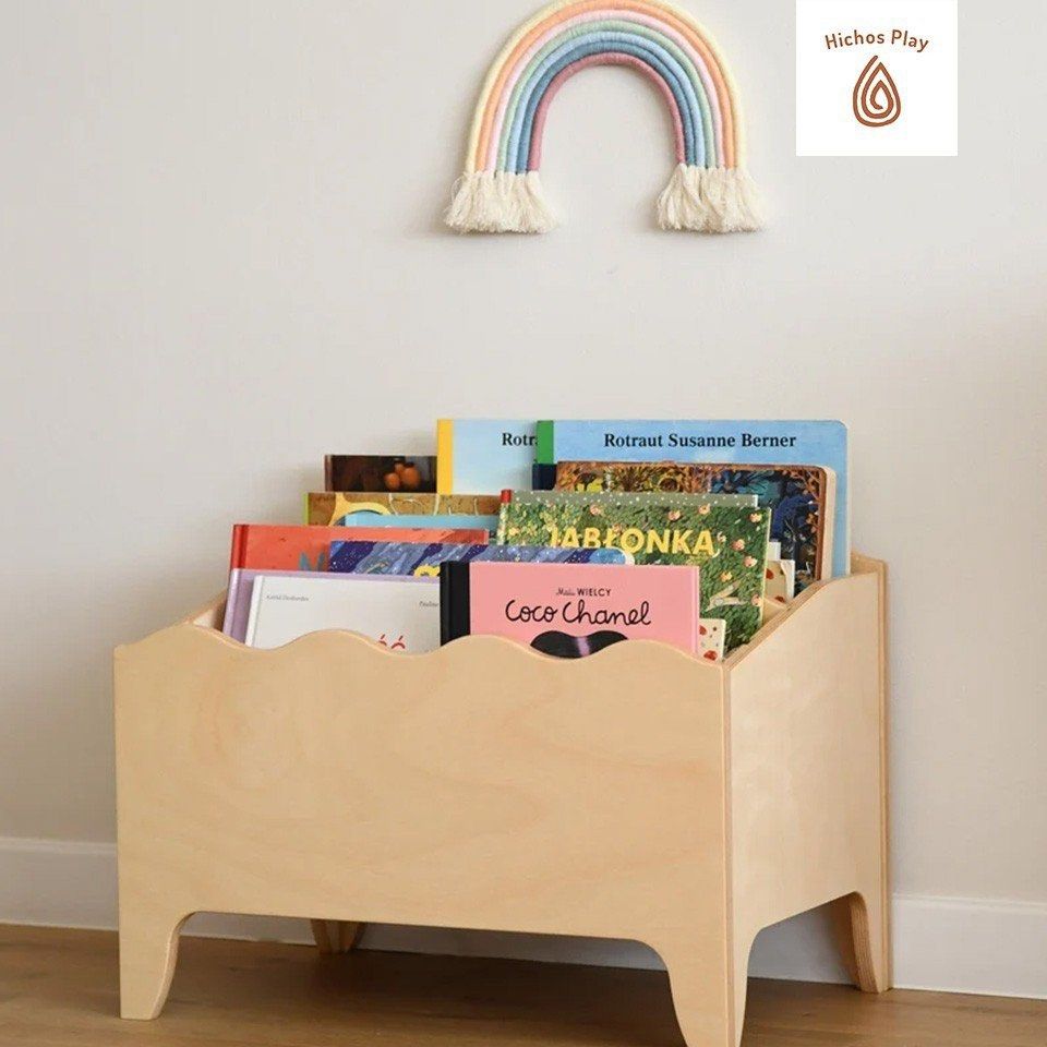 Montessori Children Bookshelf/ Montessori Shelf, Furniture & Home