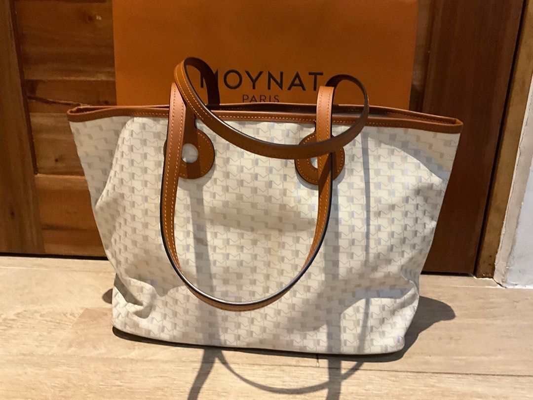 MOYNAT Oh! Ruban Duo monogram-print canvas tote bag - ShopStyle