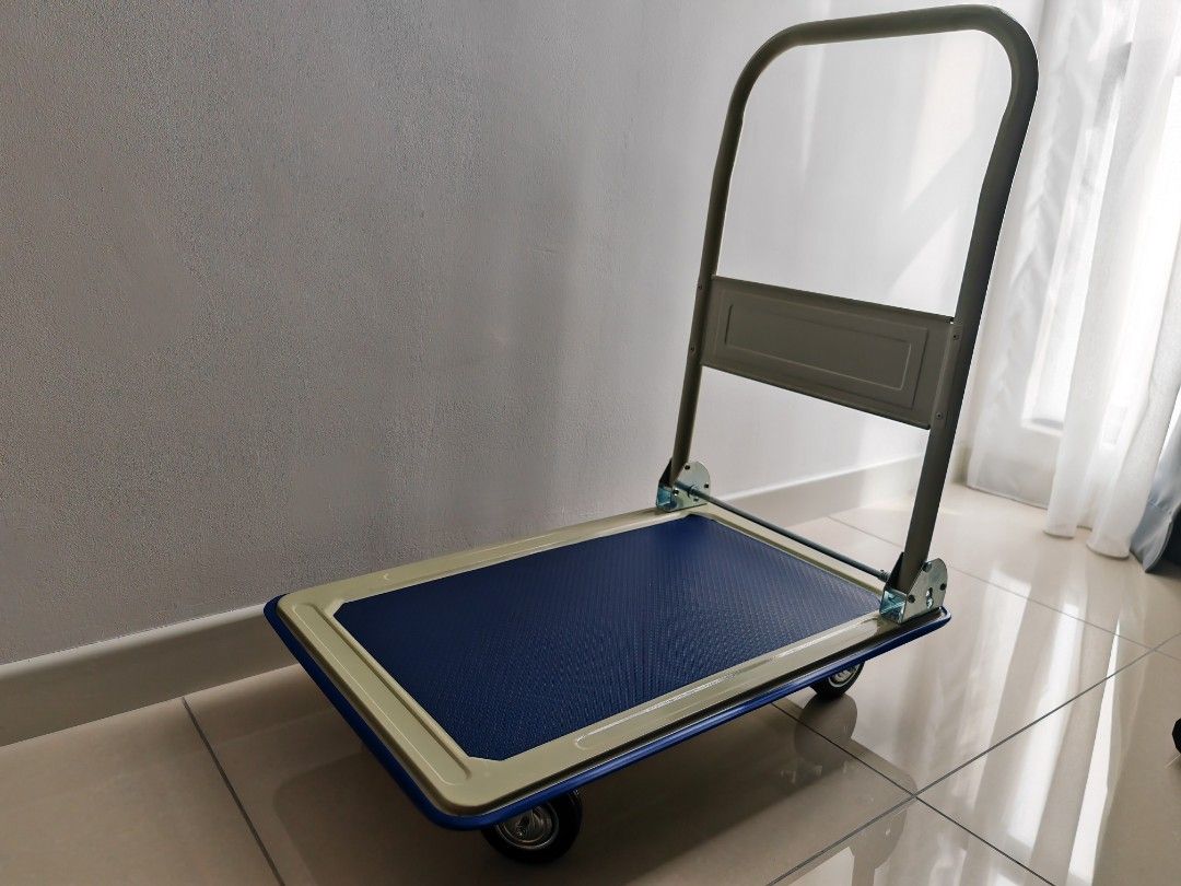 (MR.DIY) Hand Truck Trolley With 5inch Wheels, Furniture & Home Living