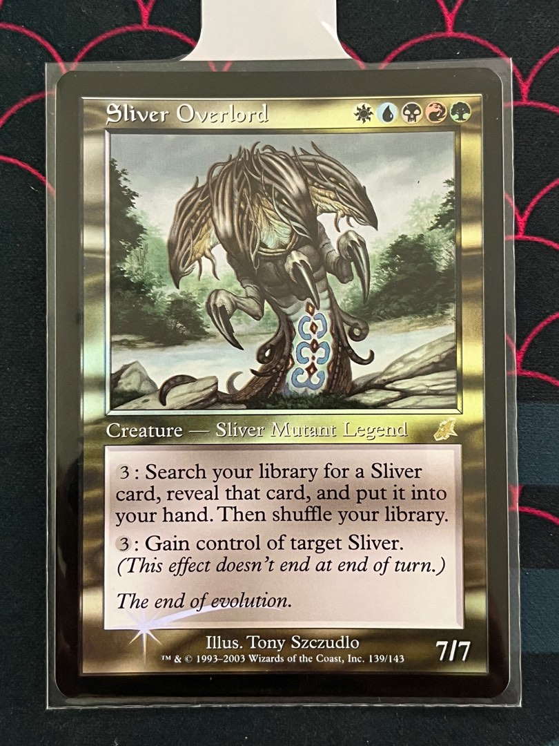 MTG Scourge Sliver Overlord Foil, Hobbies & Toys, Toys & Games on Carousell
