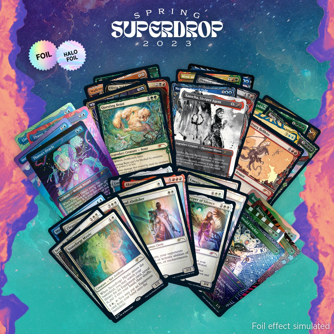 Mtg Secret Lair Spring Superdrop 2023 Those Foils Are Really Coming