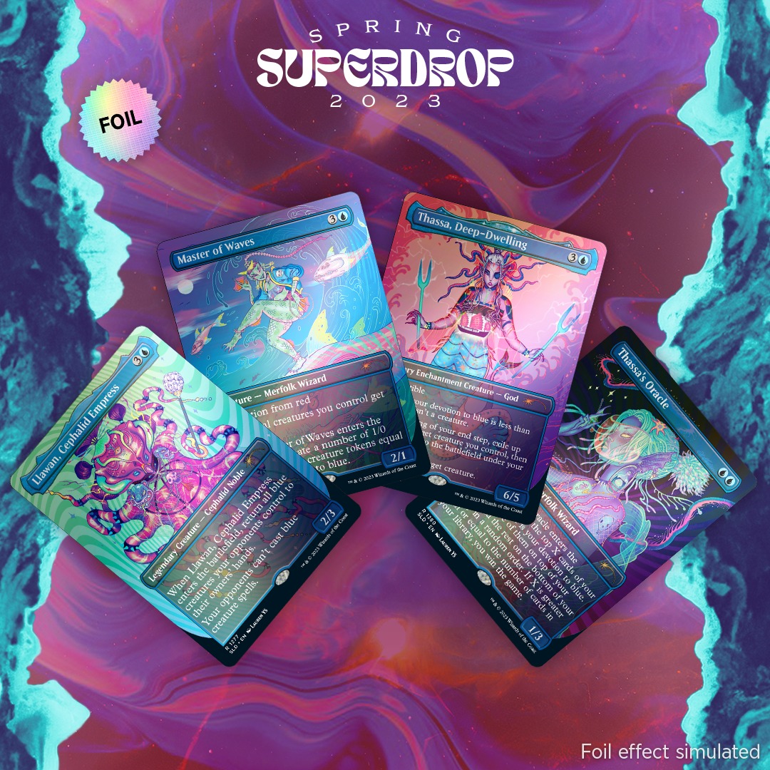 Mtg Secret Lair Spring Superdrop 2023 Cool Ocean Breeze Foil Edition