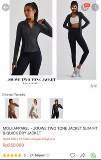 muoi apparel jacket two tone