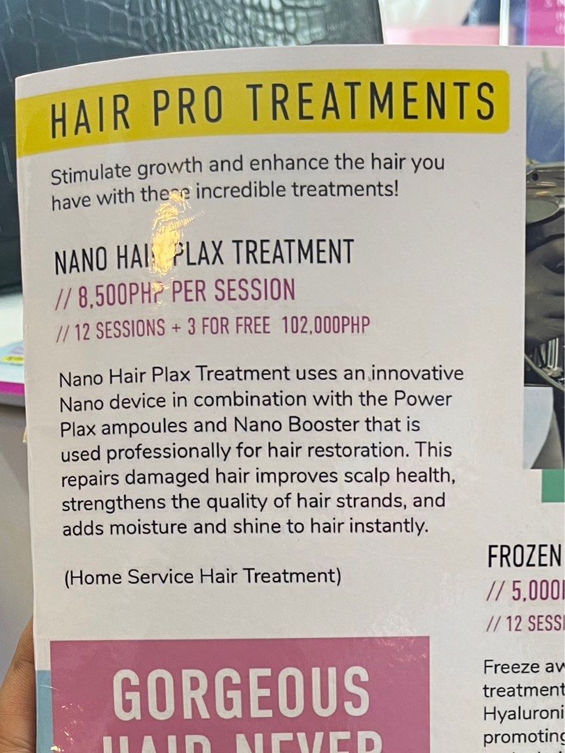 Nano Hair Plax Treatment Vouchers, Beauty & Personal Care, Hair on