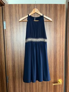 Navy Blue Evening Dress