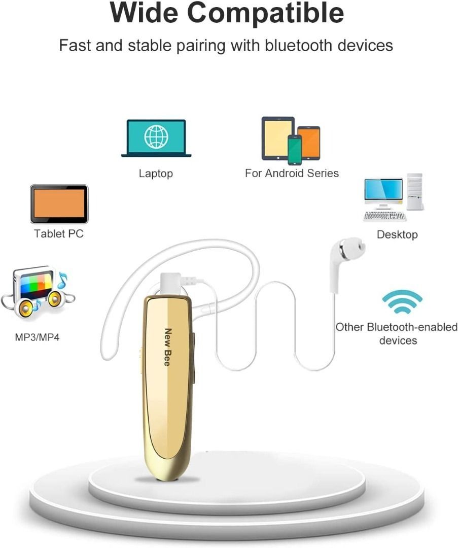 New bee bluetooth earpiece pairing deals