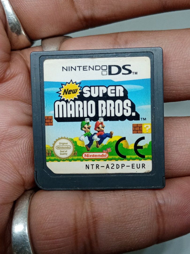 New super mario top bros ds cartridge