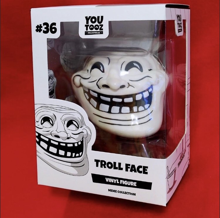 Youtooz Meme Collection Troll Face Vinyl Figure 36 Ph 