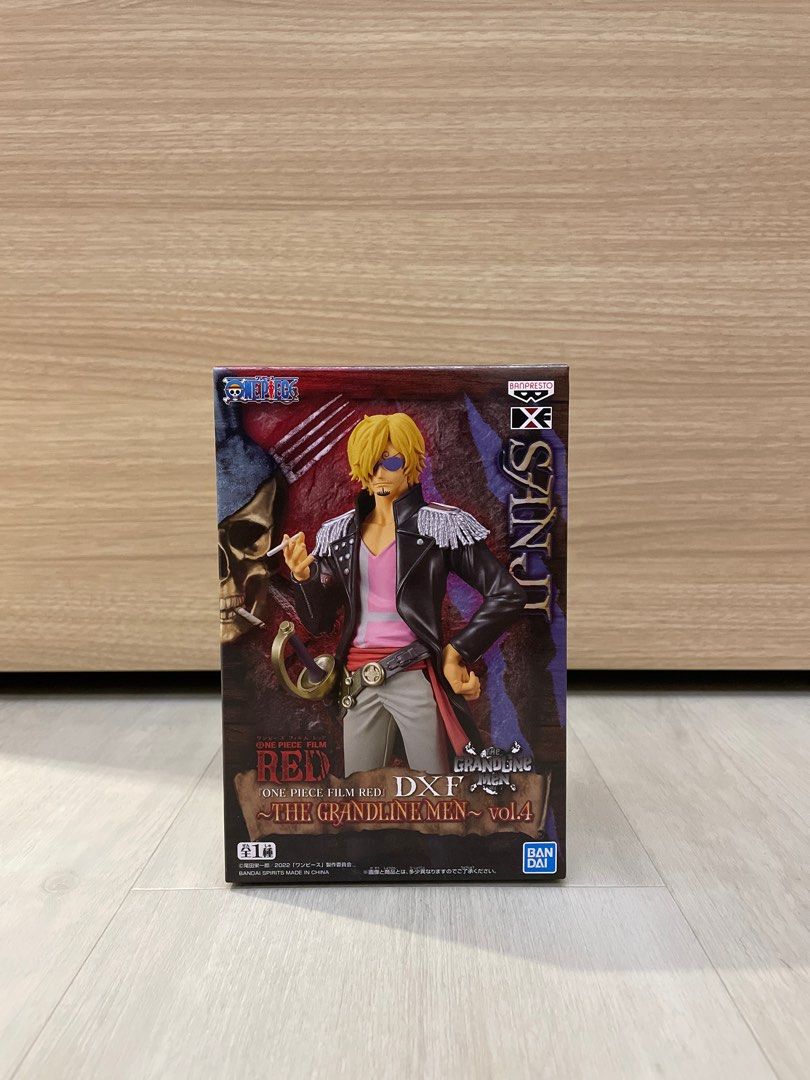 One Piece Film: Red DXF The Grandline Men Vol.4 Sanji Figure, Hobbies &  Toys, Toys & Games on Carousell