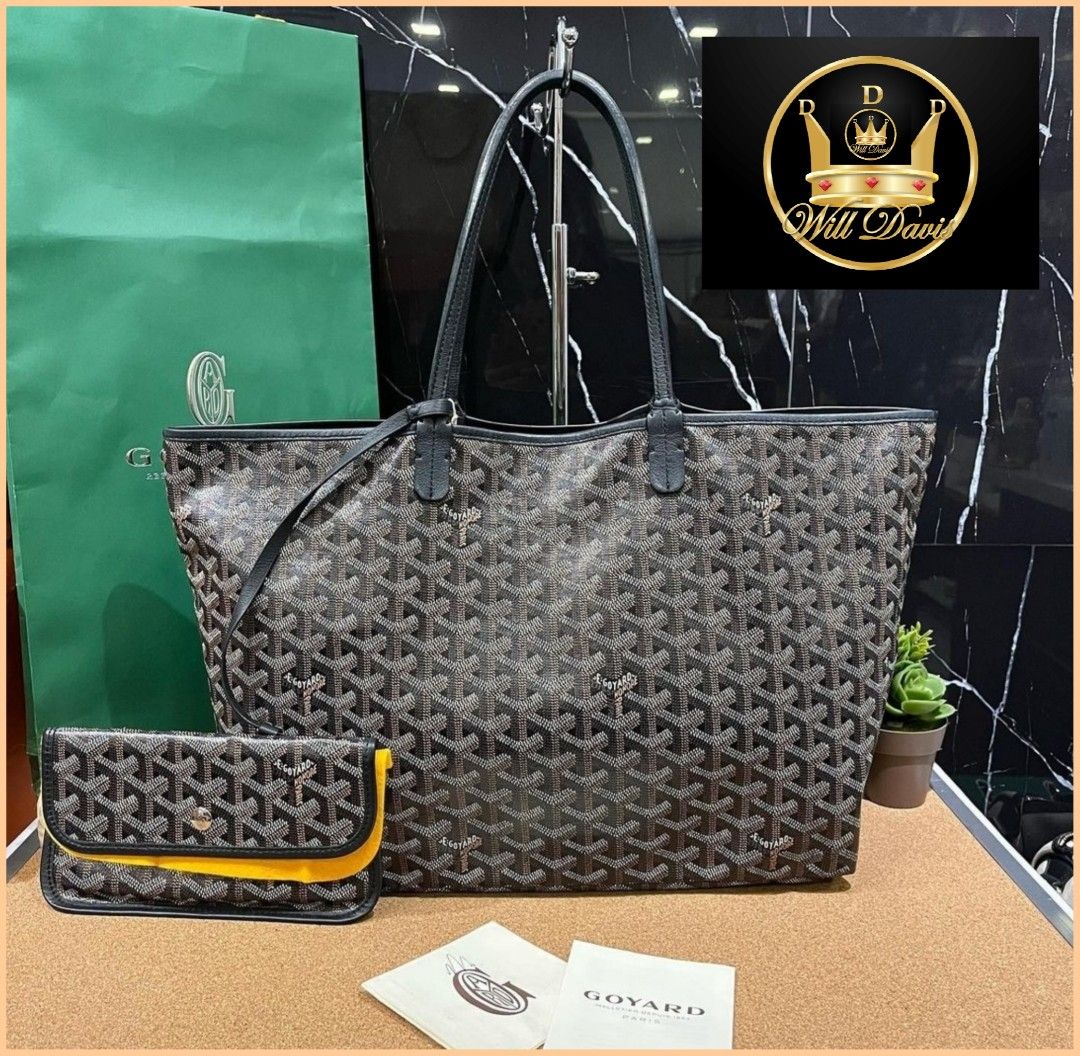 ON HAND. Brand New Goyard St Louis PM Black Complete with Receipt, Luxury,  Bags & Wallets on Carousell
