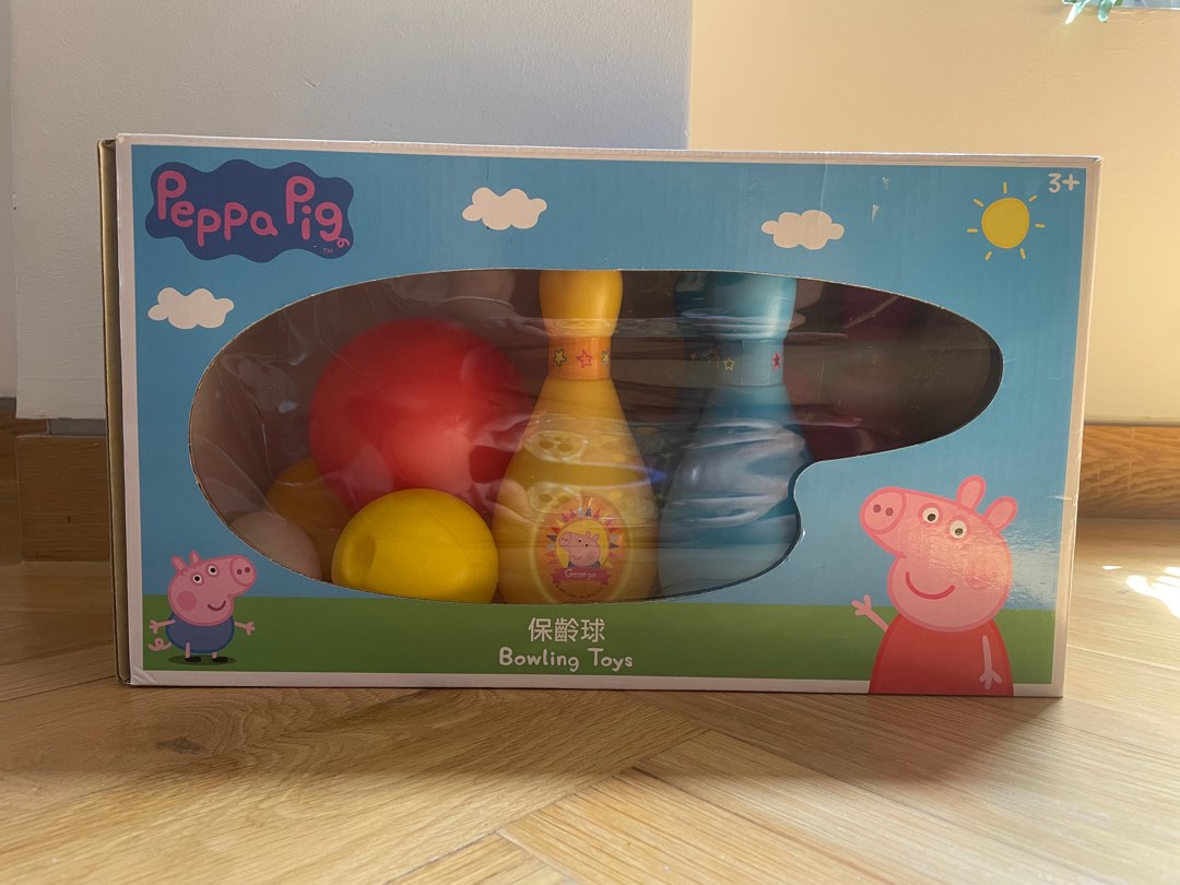 Peppa Pig Bowling Toys, Hobbies & Toys, Toys & Games on Carousell