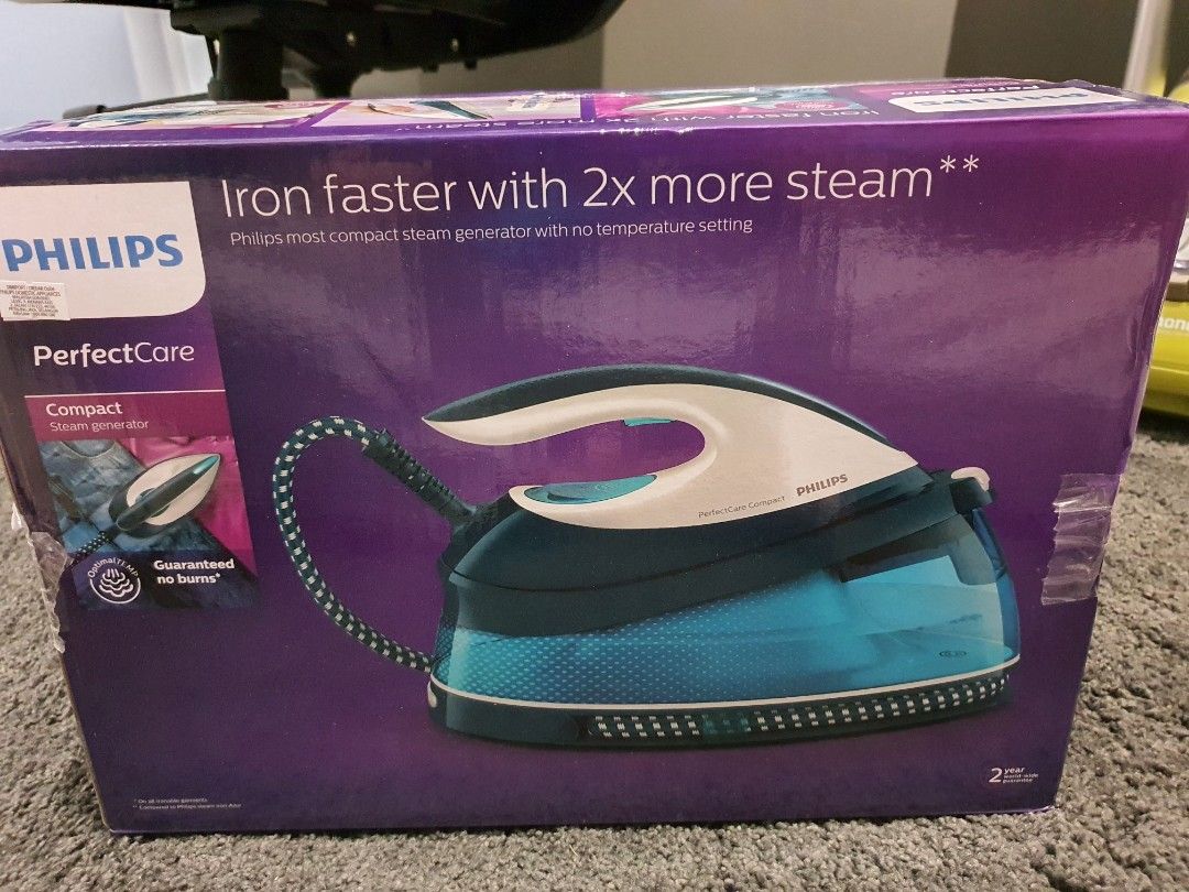Philips Compact Perfect Care Steam Generator Iron FREE IRON BOARD