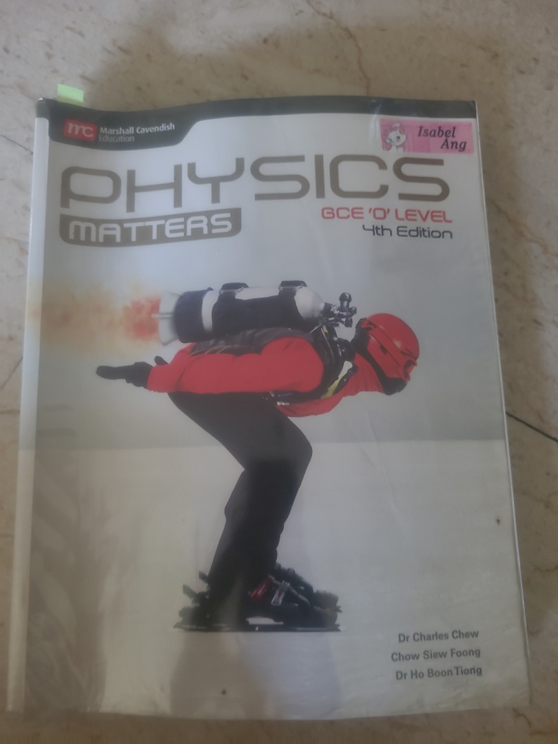 Physics Matters Textbook Gce O Level 4th Edition Hobbies And Toys Books And Magazines Textbooks 3762
