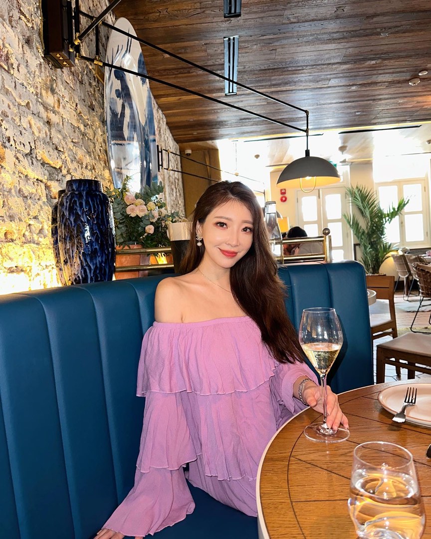 one piece dress long pink